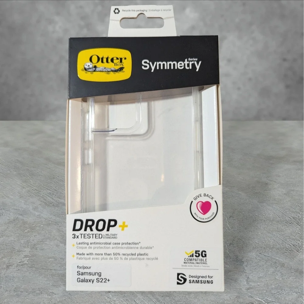 OtterBox Symmetry Case for‎ Samsung Galaxy S22+ (Plus) Clear See Description W9